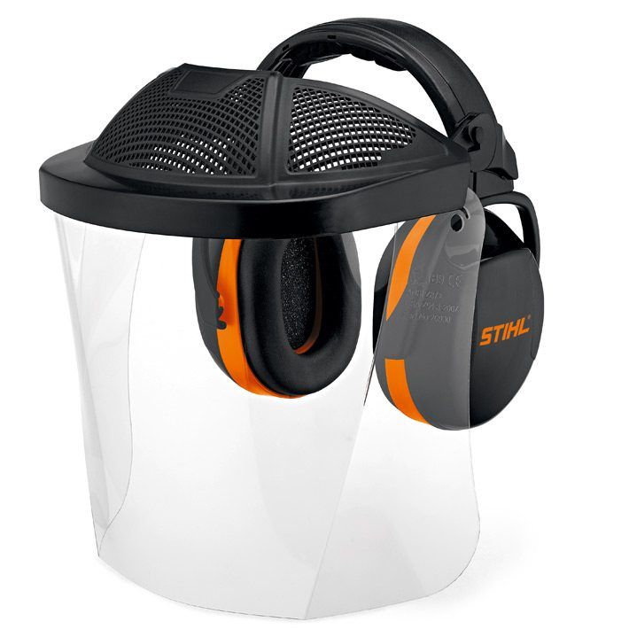 Ensemble visière plastique transparent et protège-oreilles - Stihl