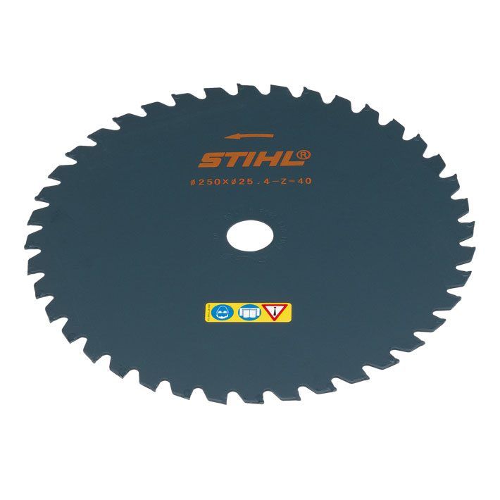 Couteau à herbe anti-projection diamètre 250 mm alésage 25