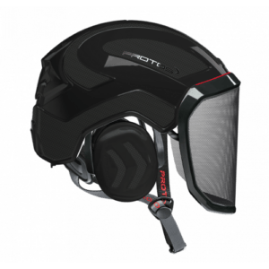 Casque Protos intégral arborist F39 : noir/carbone