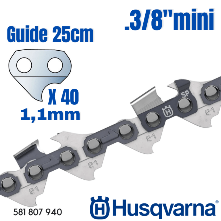 Chaîne H38 - 3/8" mini - 1