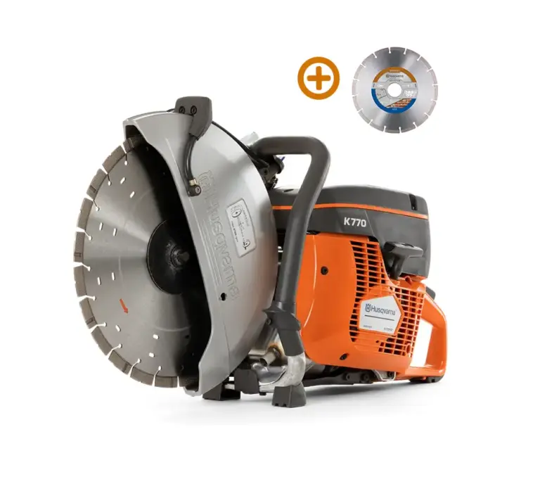 Découpeuse thermique Professionnelle K 770 12" – Husqvarna K770 – Diam Ø 300 – Alésage 20