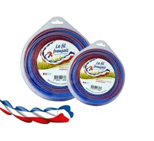 Fil nylon Ø 2,7 mm pour débroussailleuse. Le Fil Français.