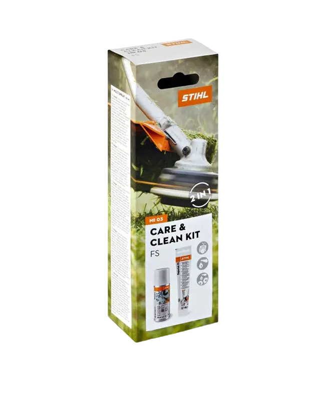 Care & clean kit FS - Stihl - Le kit indispensable d'entretien indispensable pour votre débroussailleuse