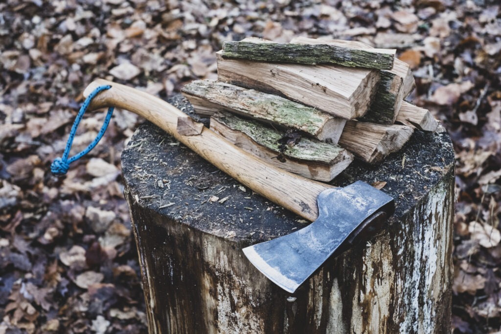 Vente de hache et hachette STIHL BAHCO GERBER GANZO COLDSTEEL