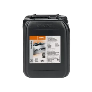 L'huile de chaîne adhésive STIHL ForestPlus est à base d'huiles minérales de haute qualité et convient à toutes les tronçonneuses STIHL.