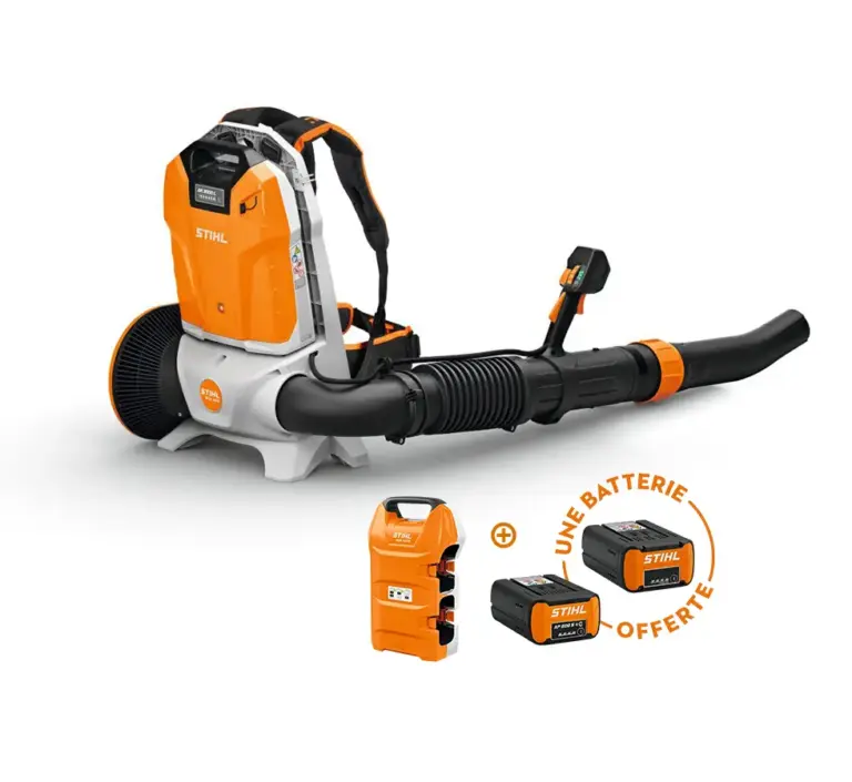 Souffleur à batterie BGA 300 Pack Promo - Stihl BGA300 - BA03 200 0004 – Avec Adaptateur ADA 1000 et 2 Batteries AP 500 S | Système AP