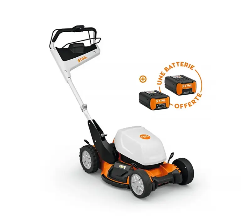 Tondeuse à batterie RMA 7 RV Pack Promo – Stihl RMA7RV – Avec 2 Batteries AP 500 S | Mulching | Système AP