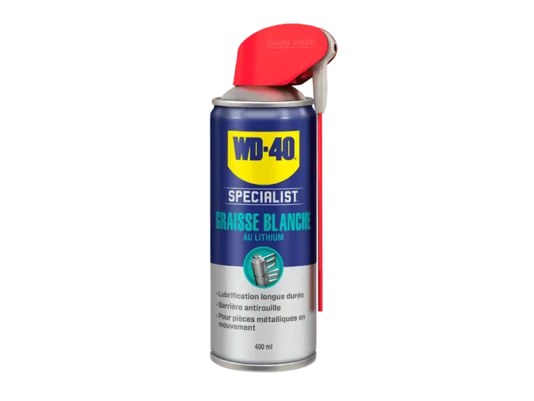 Graisse Blanche au Lithium WD-40 Spray 400 ml - WD40 – Specialist | Idéal sécateur