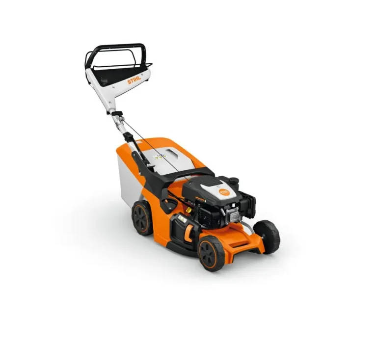 Tondeuse thermique RM 443.3 V - Stihl RM443 V – [Port Offert] – Tractée Vitesse Variable – Coupe 41 cm – Mulching