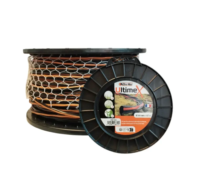 Fil nylon rond Ø 3 mm 127 m UltimeX - Oleo-Mac 1821422 - Fil pour débroussailleuse | Haute résistance