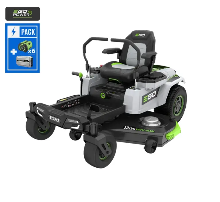 Tondeuse autoportée à batterie ZT5201E-L - EGO Zero Turn – [Port Offert] – 132 cm – Ejection latérale