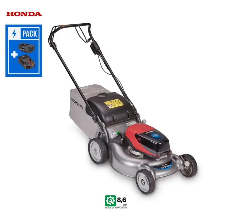 Tondeuse à batterie IZY-ON HRG 466 XBS Pack - Honda HRG466 - Monovitesse – 46cm – Mulching intégré