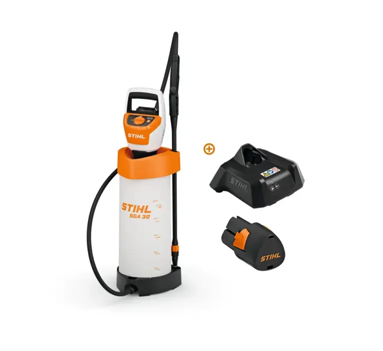 Pulvérisateur à batterie SGA 30 Pack – Stihl SGA30 – 5 Litres – Set avec Batterie & Chargeur – Système AS