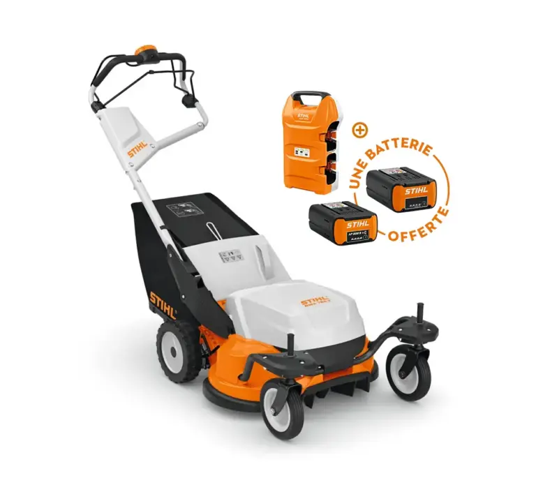 Tondeuse à batterie RMA 765 V Pack Promo – Stihl RMA765 – Avec 2 Batteries AP 500 S – ADA1000 – Système AP